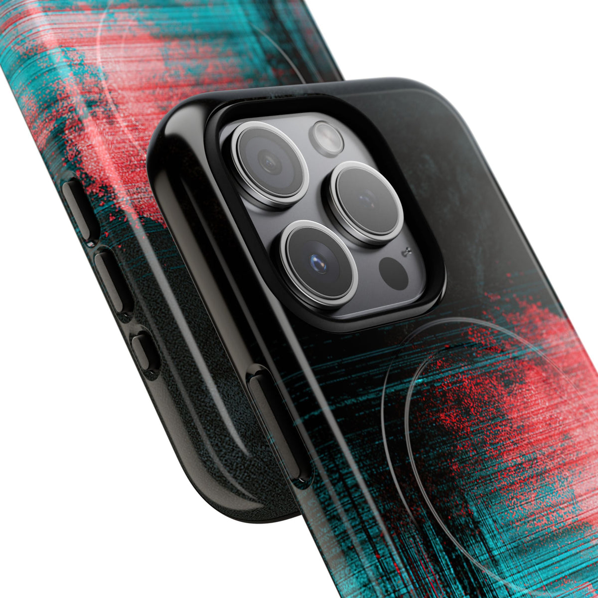 Digital Signal Drift · Tough 2.0 Magnetic Phone Case for iPhone · Black