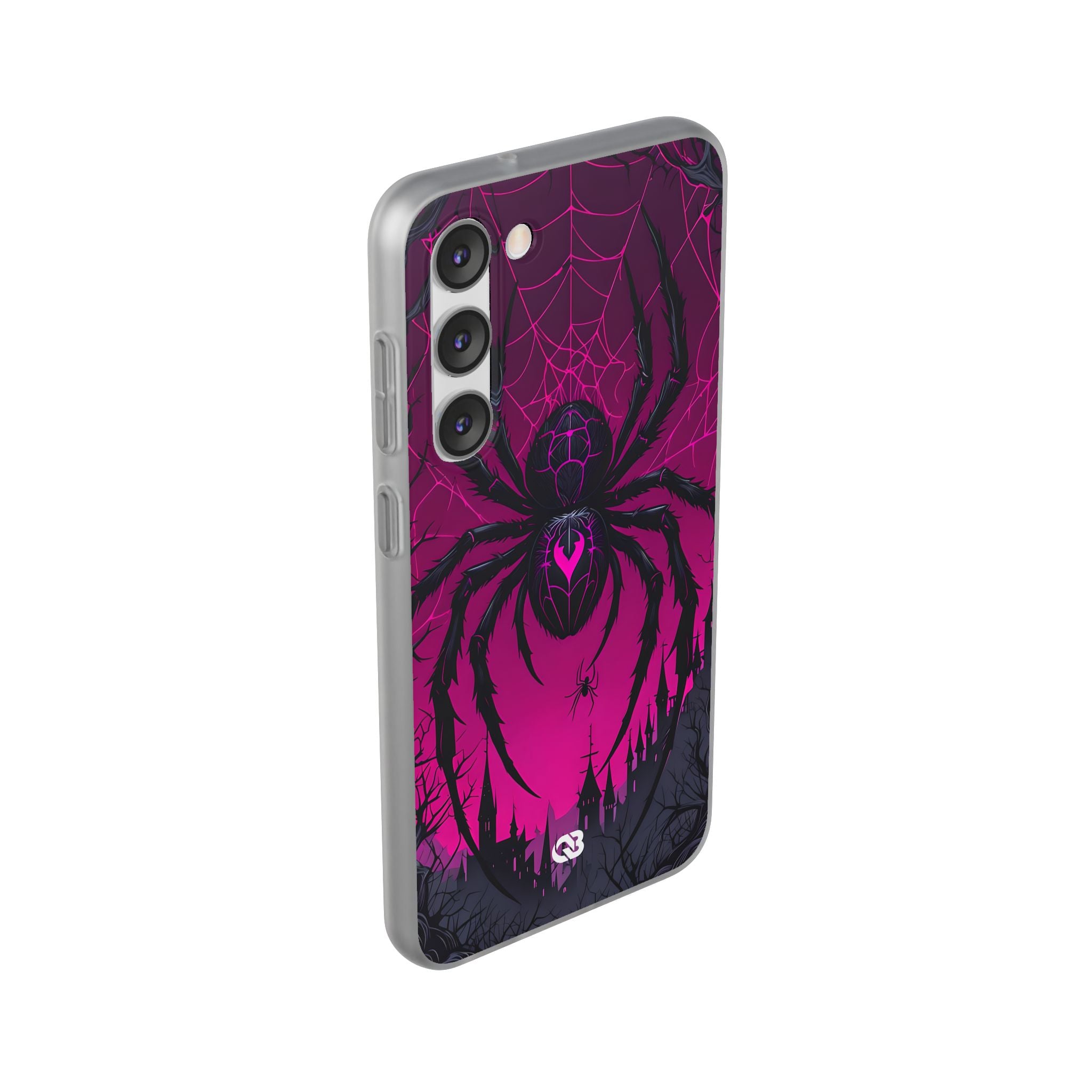 Obsidian Neon Widow · Soft Custodia per Samsung