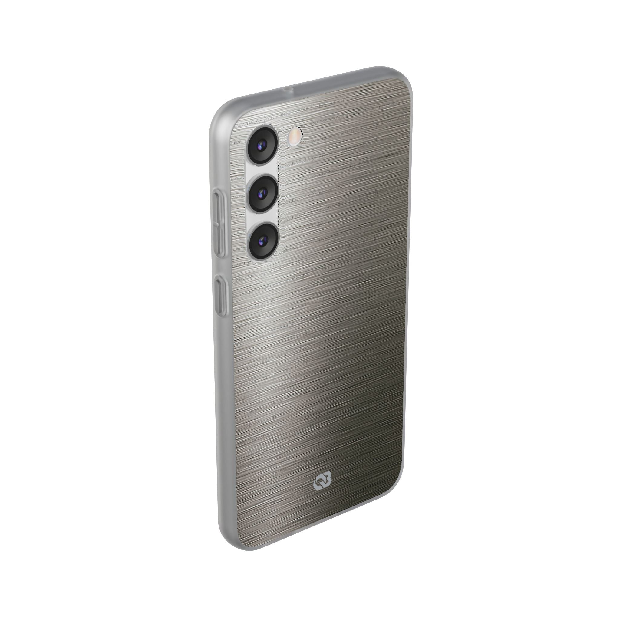 Grey Lite Phone Case for Samsung - Brushed Industrial Steel