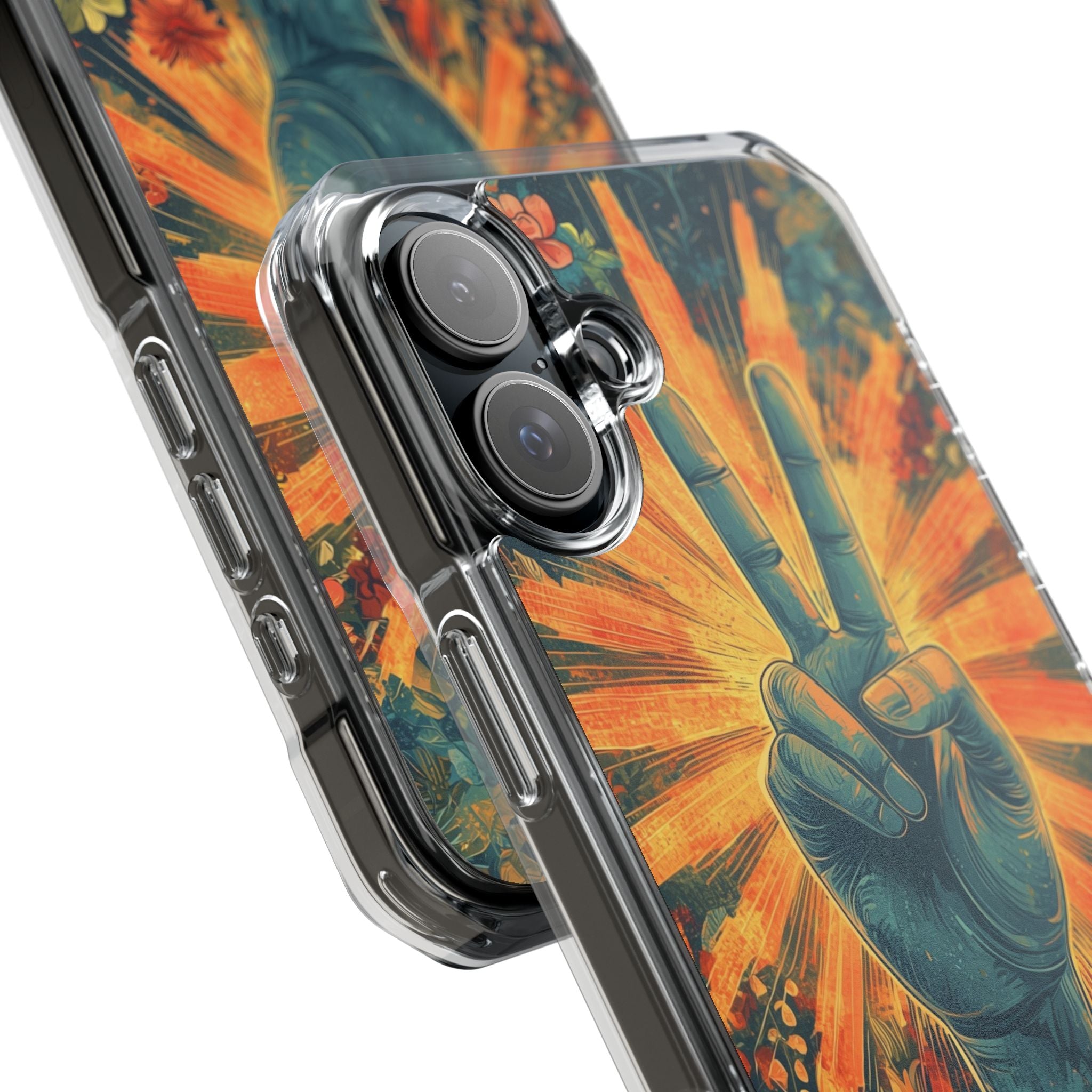 Radiant Peace Bloom · Impact etui na telefon dla iPhone · MagSafe