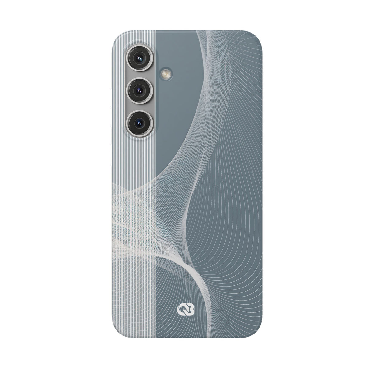 Slate Contour Drift · Lite Phone Case for Samsung · Grey