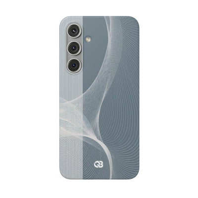Slate Contour Drift · Lite Phone Case for Samsung · Grey