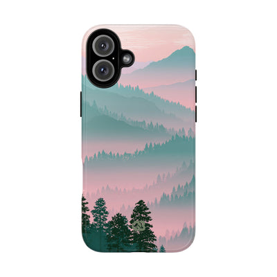 Teal Tough Phone Case for iPhone - Alpine Mist Teal