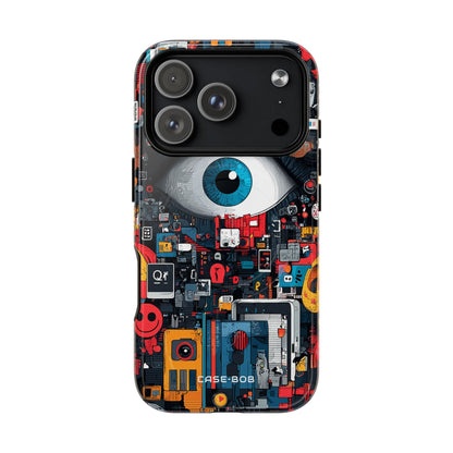 Digital Eye Blue iPhone 17 Pro Case - Tough+ - CASE•BOB