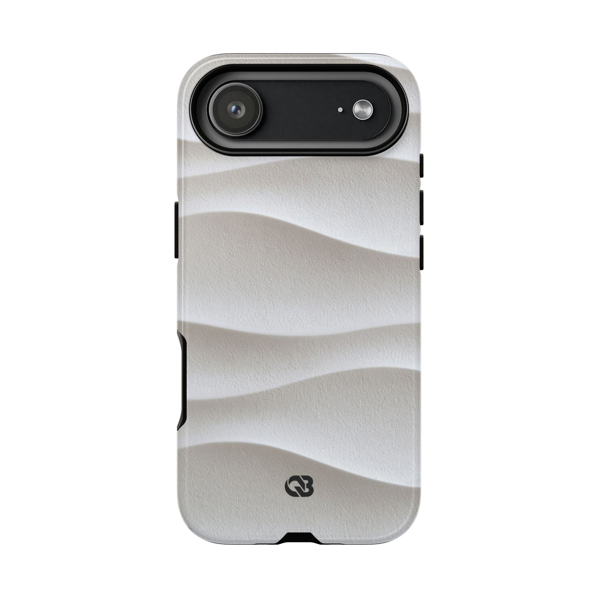 Sculpted Dune Relief · Tough Phone Case for iPhone · White