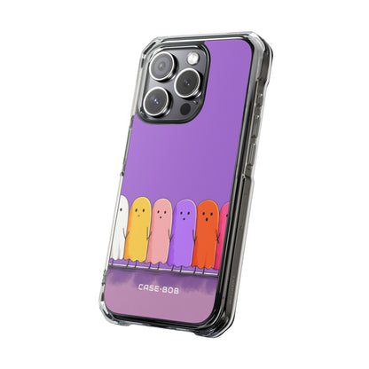 Colorful Ghosts iPhone 15 Pro Case - Impact