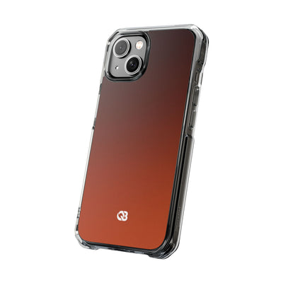 Orange Impact MagSafe Phone Case for iPhone - Obsidian Ember Fade