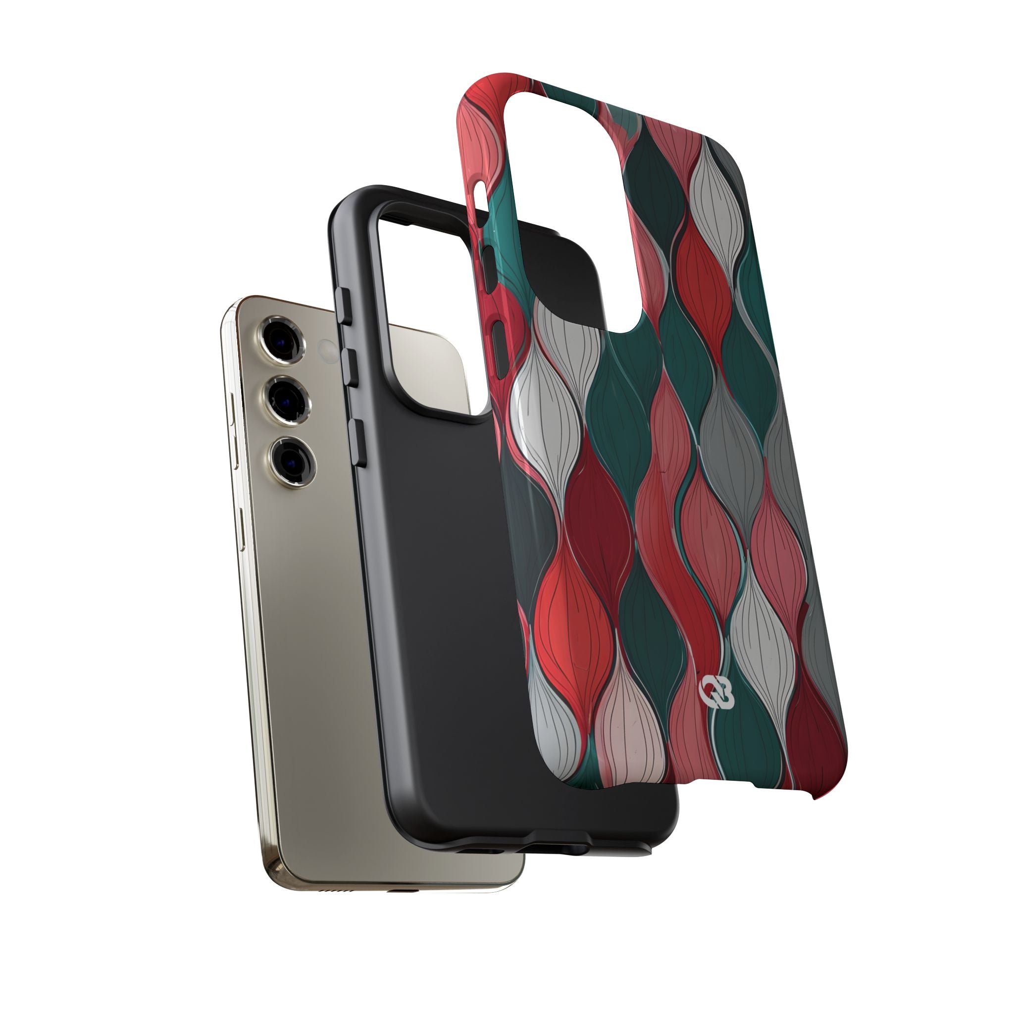 Slate Rose Ripple · Tough Coque de téléphone pour Samsung