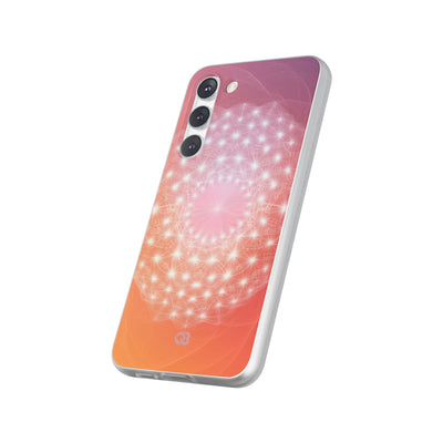 Radiant Stardust Mandala · Soft Mobilskal för Samsung