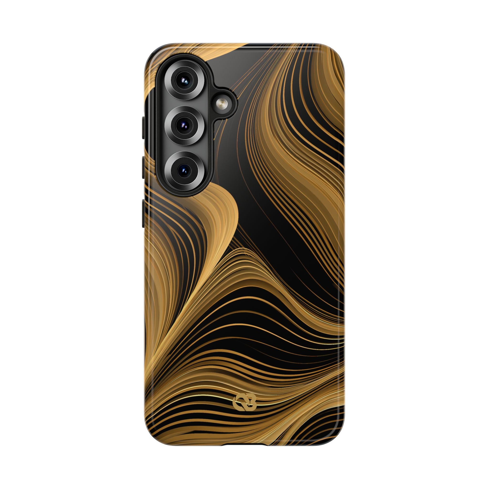 Gold Tough Phone Case for Samsung - Molten Copper Strands