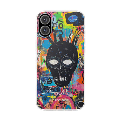 Skull Vortex iPhone 16 Plus Case - Soft - CASE•BOB