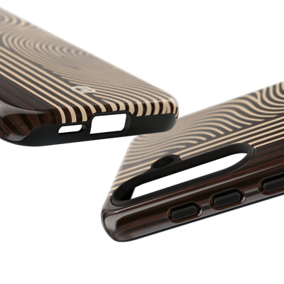 Brown Tough Phone Case for Samsung - Espresso Sand Ridge