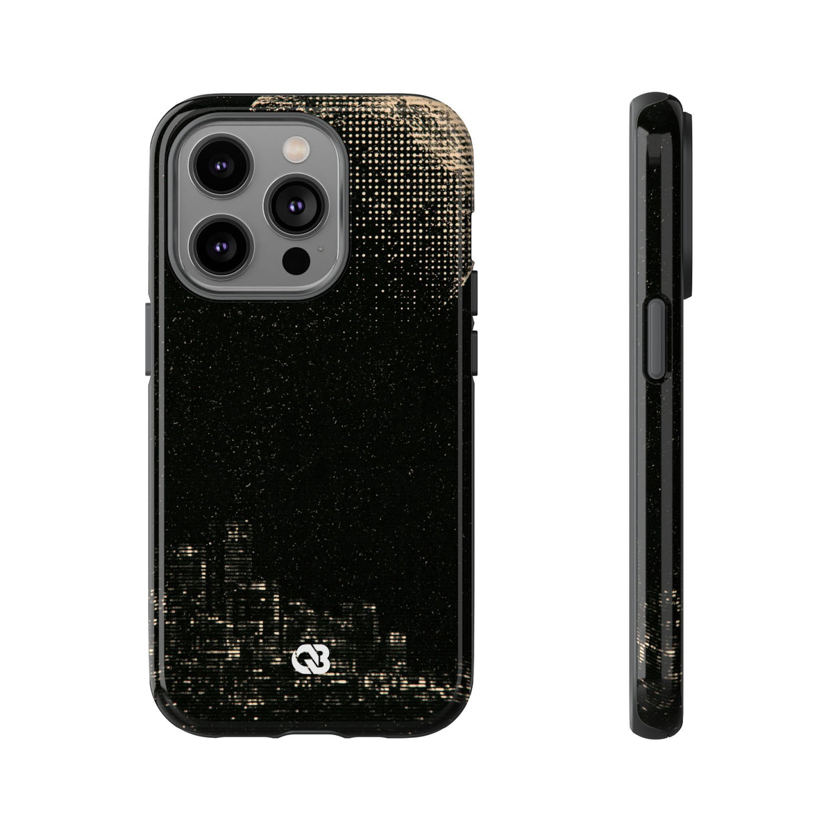 Lunar Metropolis Nocturne · Tough Phone Case for iPhone · Black