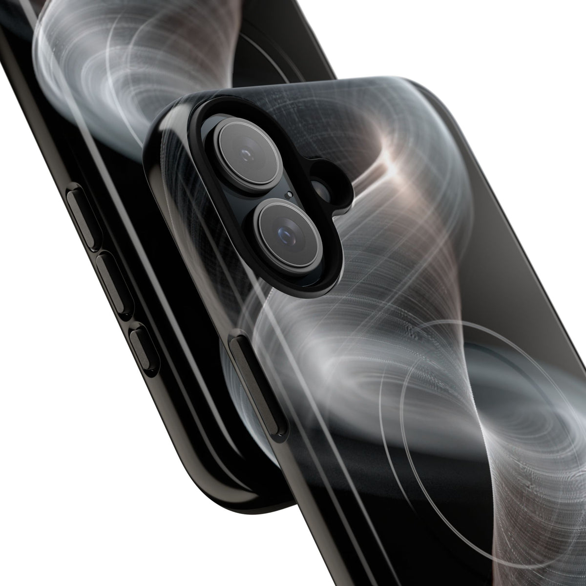 Luminous Vortex · Tough 2.0 Magnetic Phone Case for iPhone · Black
