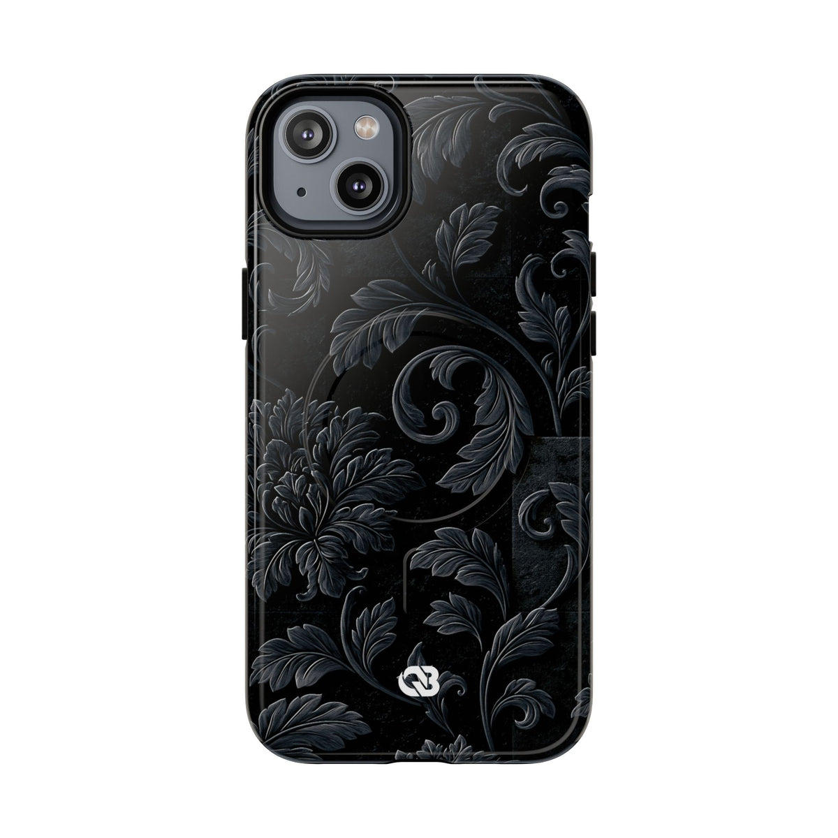 Obsidian Damask · Tough 2.0 Magnetic Phone Case for iPhone · Black