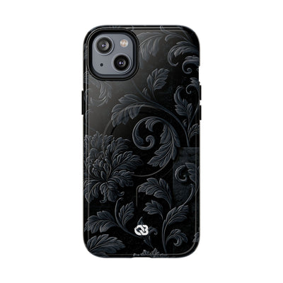 Obsidian Damask · Tough 2.0 Magnetic Phone Case for iPhone · Black