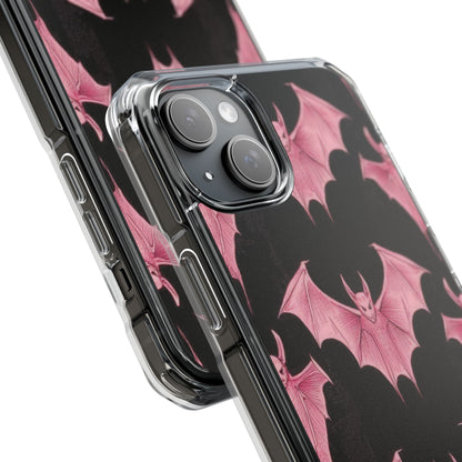Pink Batwave iPhone 15 Plus Case - Impact