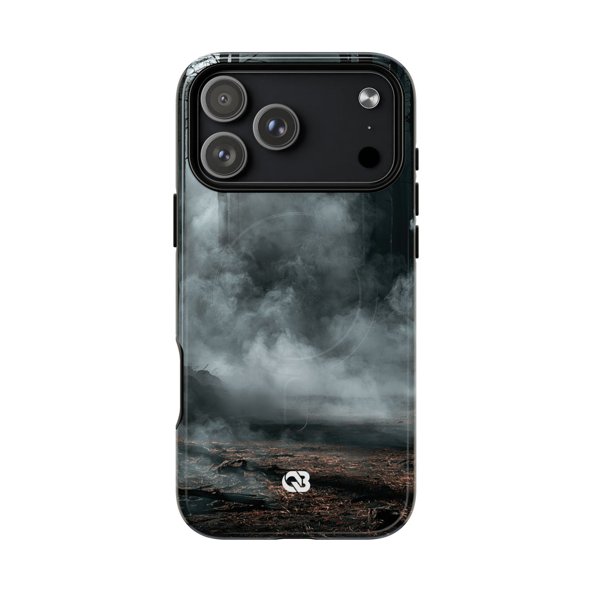 Shadowed Pine Mist · Tough 2.0 Magnetic Phone Case for iPhone · Black