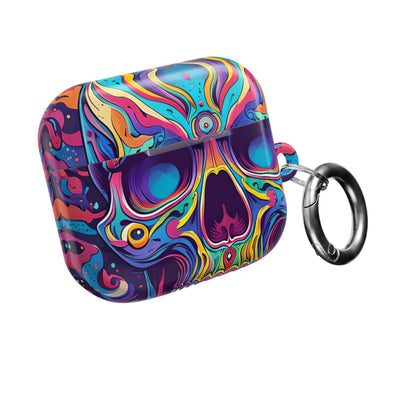 Psychedelic Skull - AirPods Case