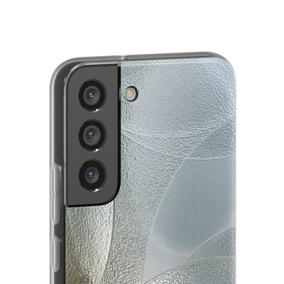 Silver Lite Phone Case for Samsung - Frosted Silver Mosaic
