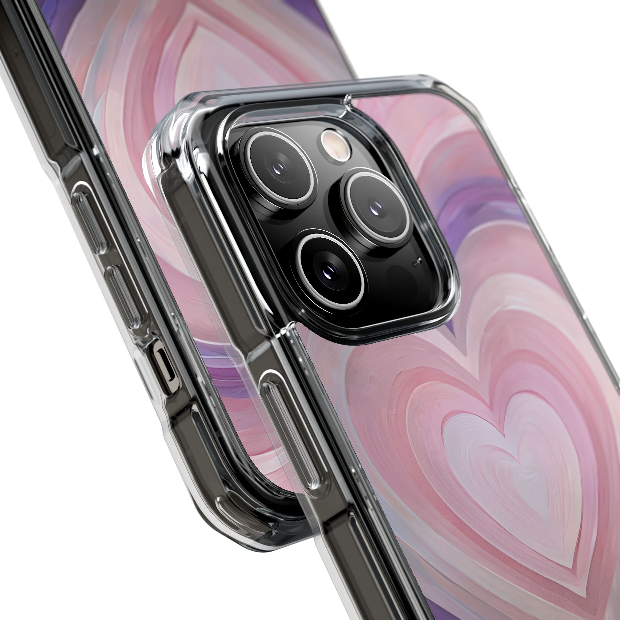 Lavender Pulse Hearts · Impact Magsafe