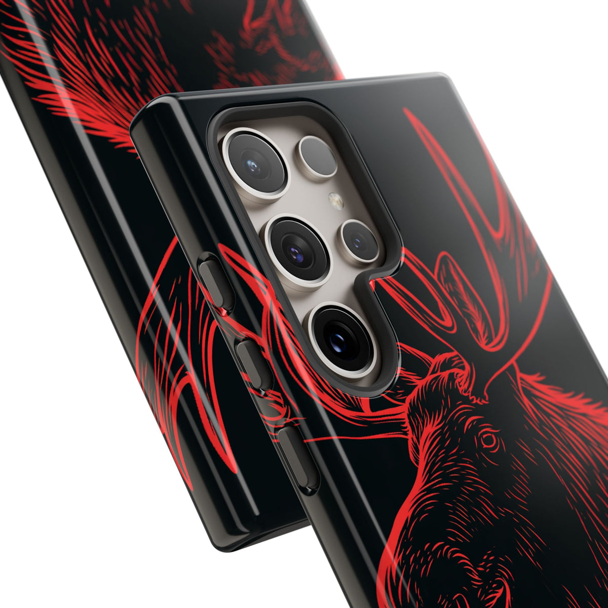Nordic Elk · Tough Phone Case for Samsung · Black