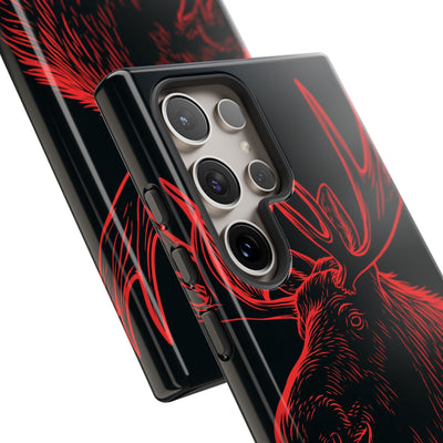 Nordic Elk · Tough Phone Case for Samsung · Black
