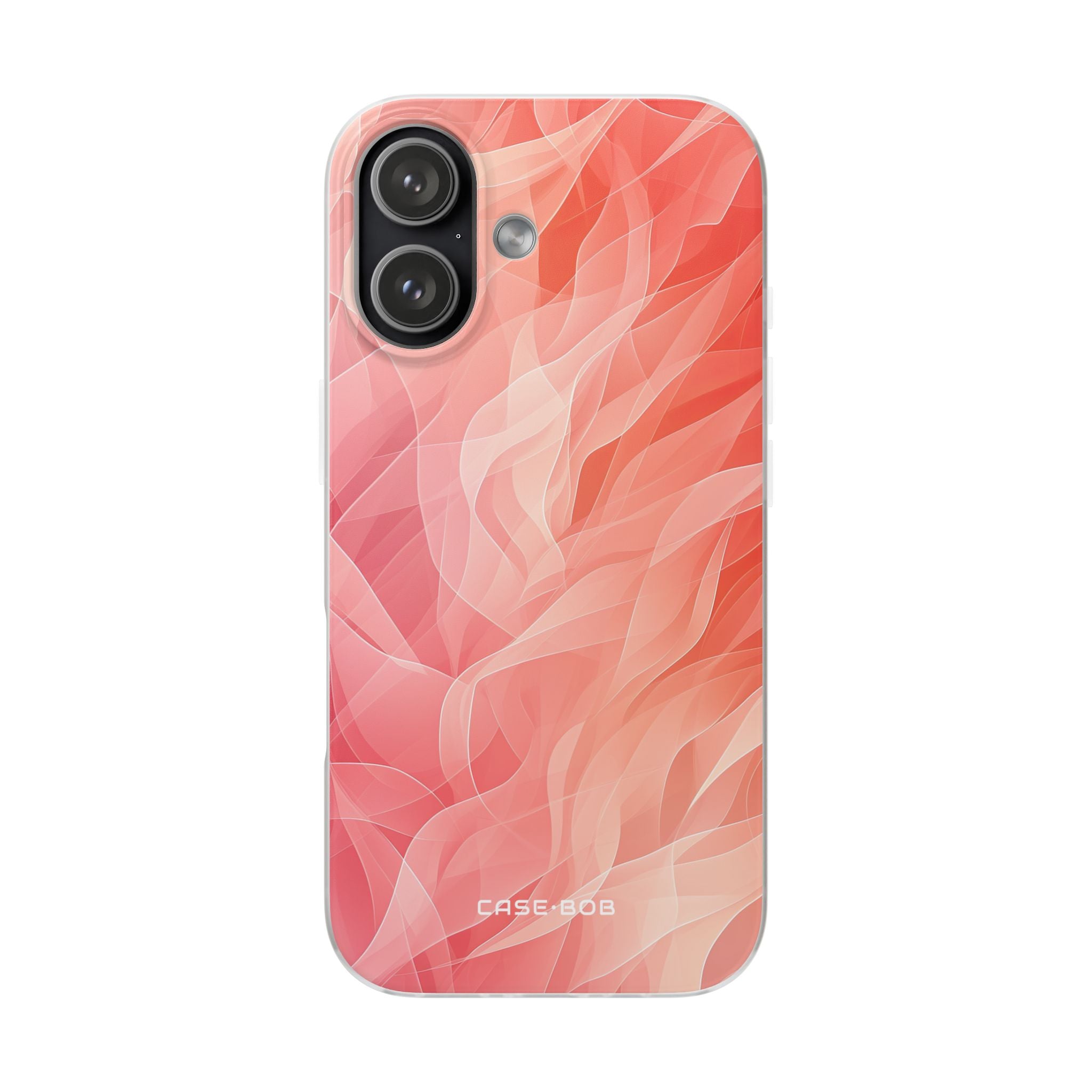 Peach Wave Drift iPhone 17 Case - Soft - CASE•BOB