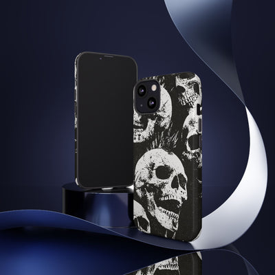 Punk Skull Riot · Tough Phone Case for iPhone · Black