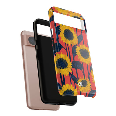 Solar Navy Bloom · Tough Phone Case for Google Pixel