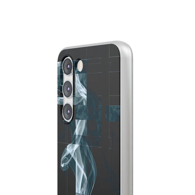 Black Lite Phone Case for Samsung - Arctic Vapor Grid