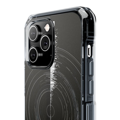 Black Impact MagSafe Phone Case for iPhone - Obsidian Orbital Signal
