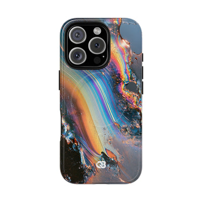 Prismatic Aura Flow · Tough 2.0 Magnetic Phone Case for iPhone · Blue