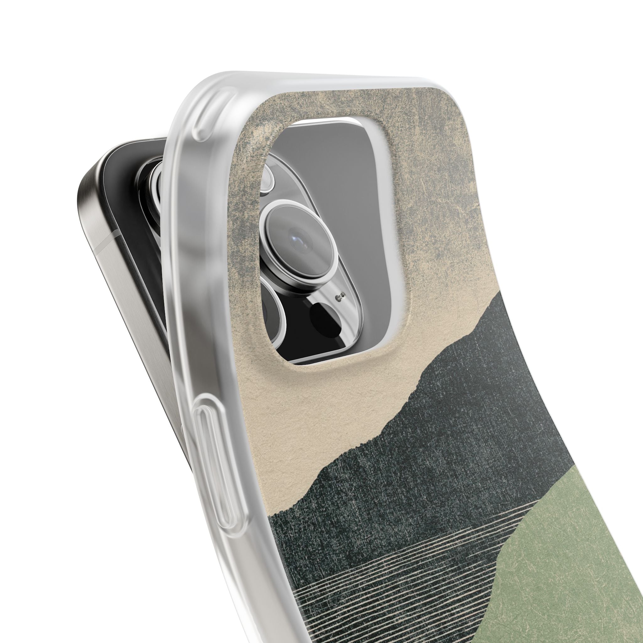 Green Lite Phone Case for iPhone - Moss Ridge Grain