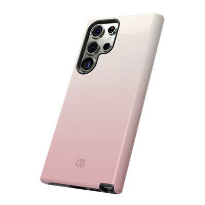 Pink Tough Phone Case for Samsung - Frosted Blush Horizon
