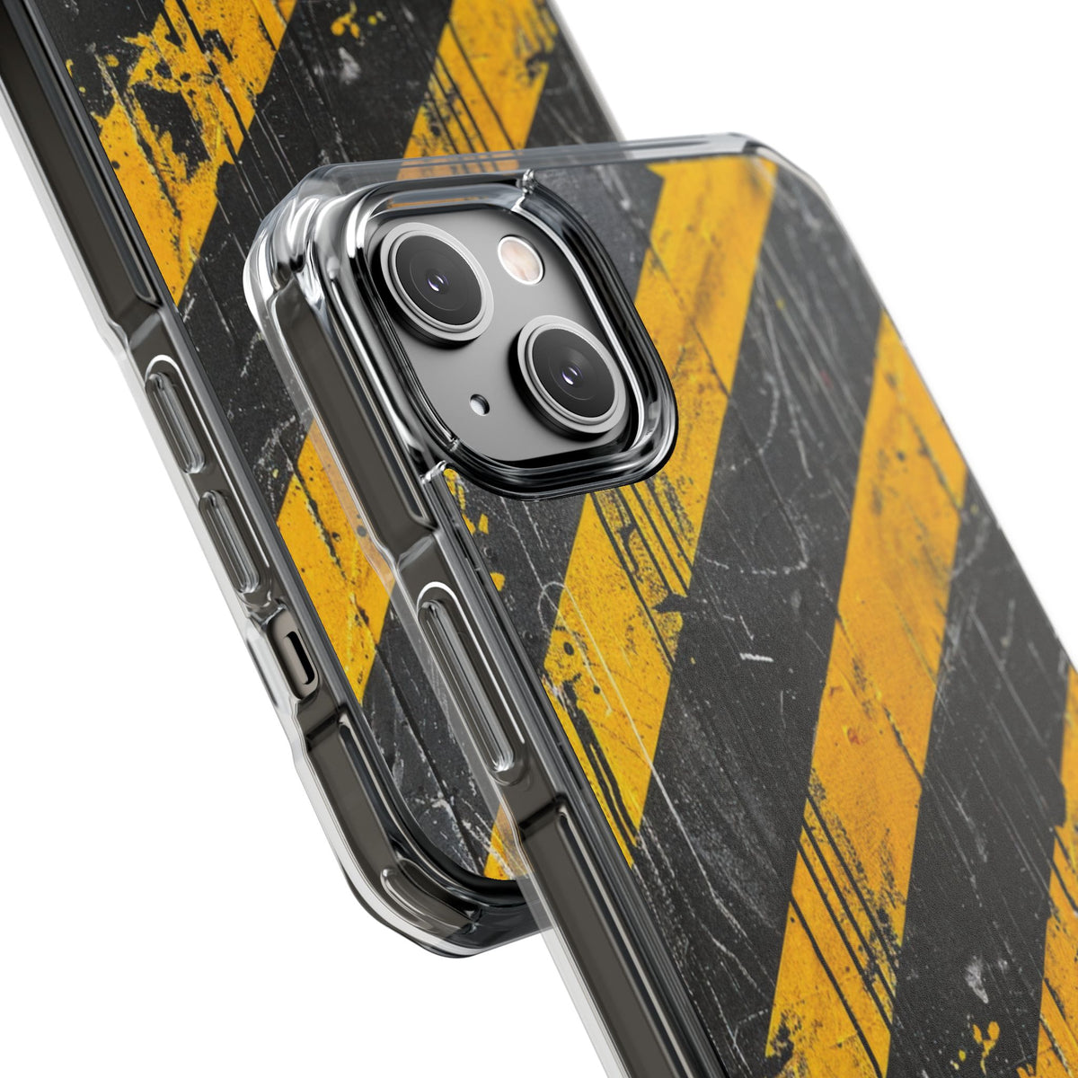 Urban Hazard Decay · Clear Impact Magnetic Phone Case for iPhone · Black