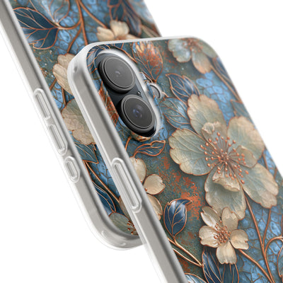 Gilded Blossom Reverie · Lite Phone Case for iPhone ·  Teal