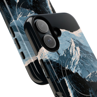 Nordic Arctic Bear · Tough 2.0 Magnetic Phone Case for iPhone · Black