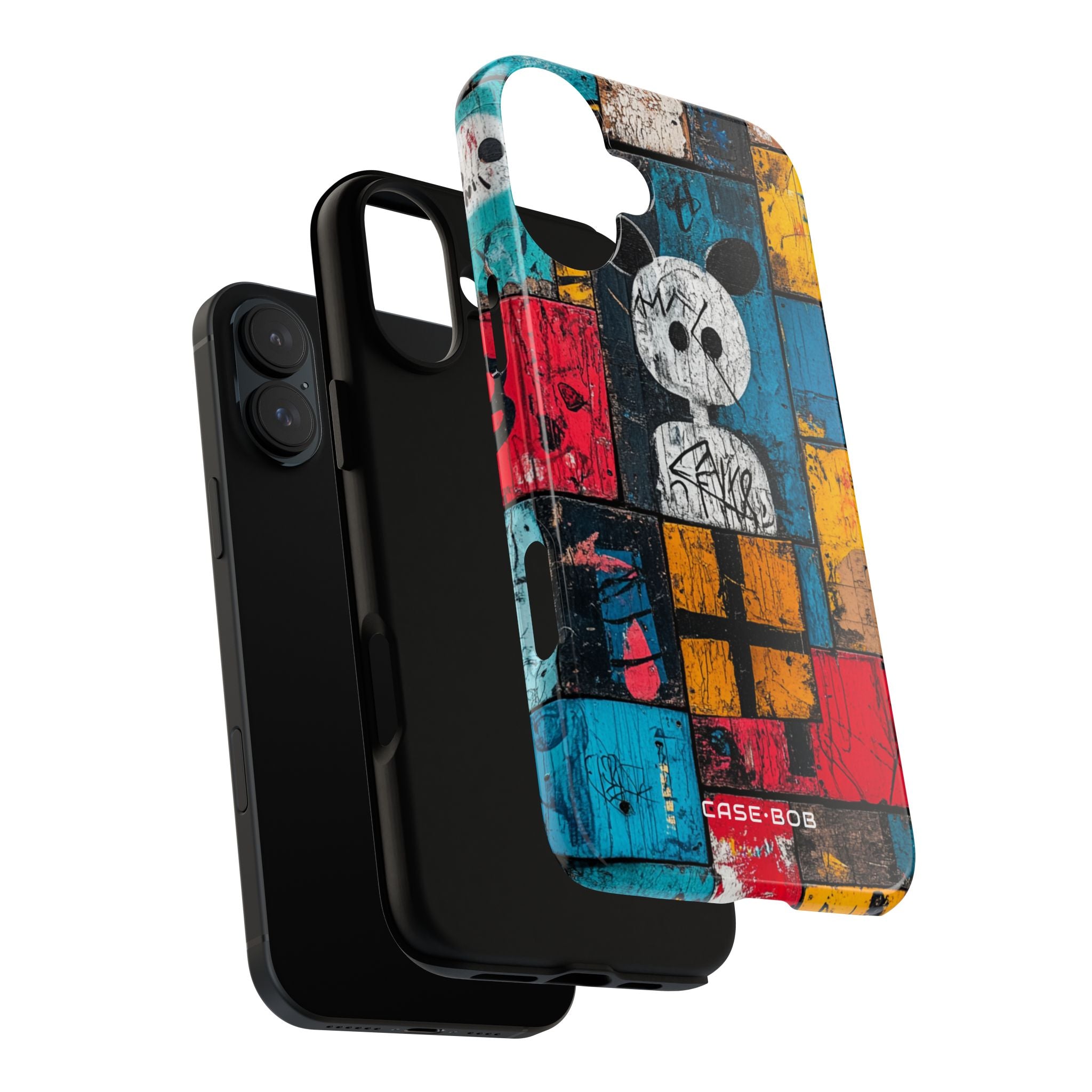 Panda Gridscape iPhone 16 Plus Case - Tough
