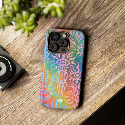 Chromatic Mystic Sigil · Tough Phone Case for iPhone · Blue