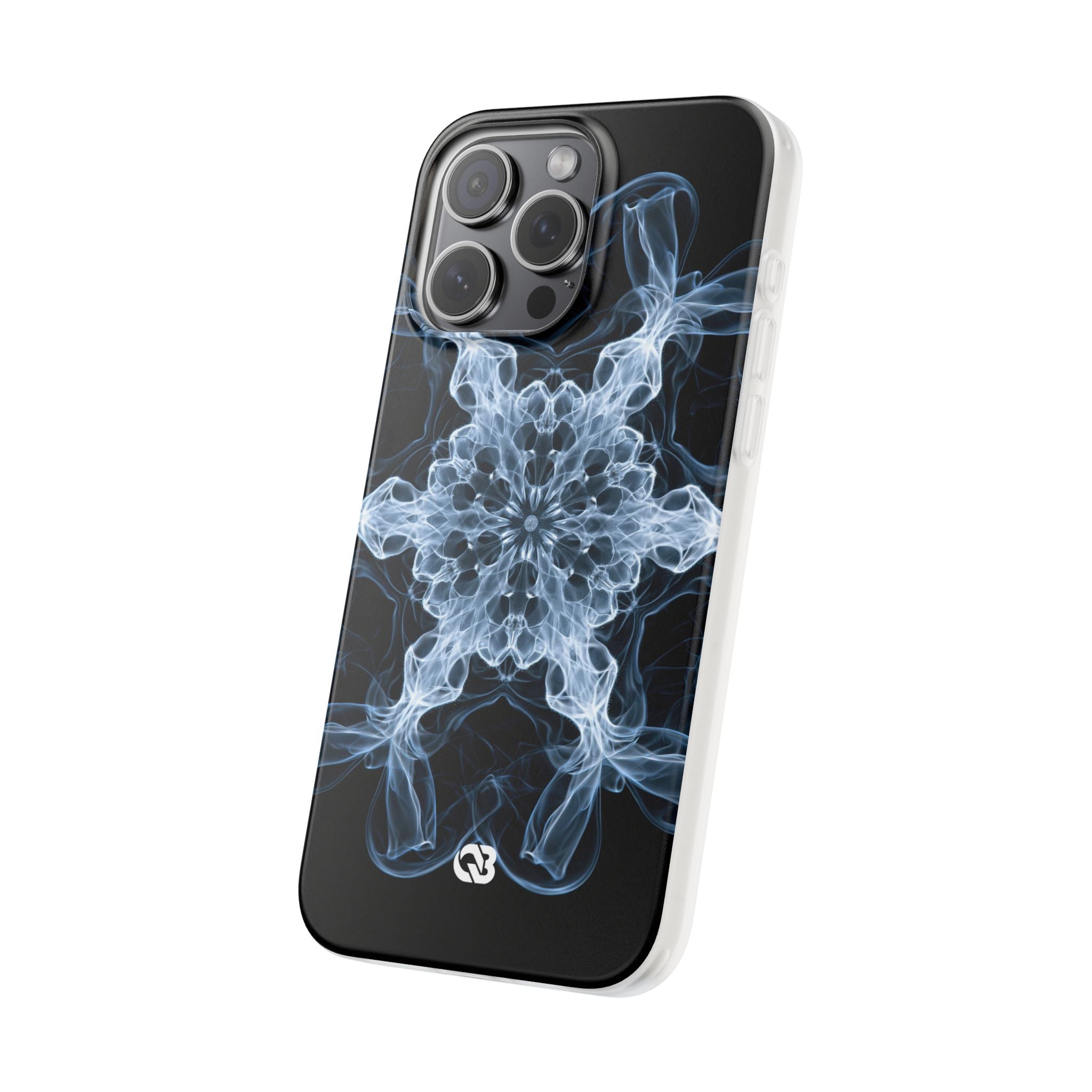 Blue Lite Phone Case for iPhone - Glacial Smoke Crown