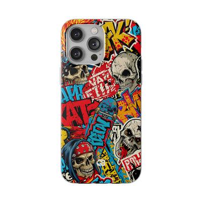 Skate Skull Riot · Lite Phone Case for iPhone ·  Red