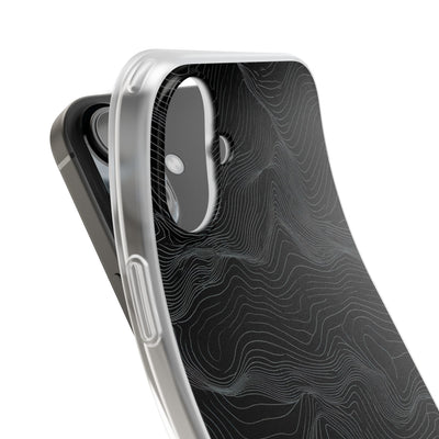 Obsidian Contour Elevation · Lite Phone Case for iPhone ·  Black