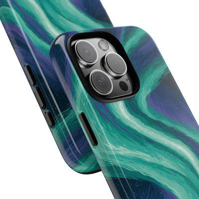 Arctic Aurora Bear · Tough Phone Case for iPhone · Teal