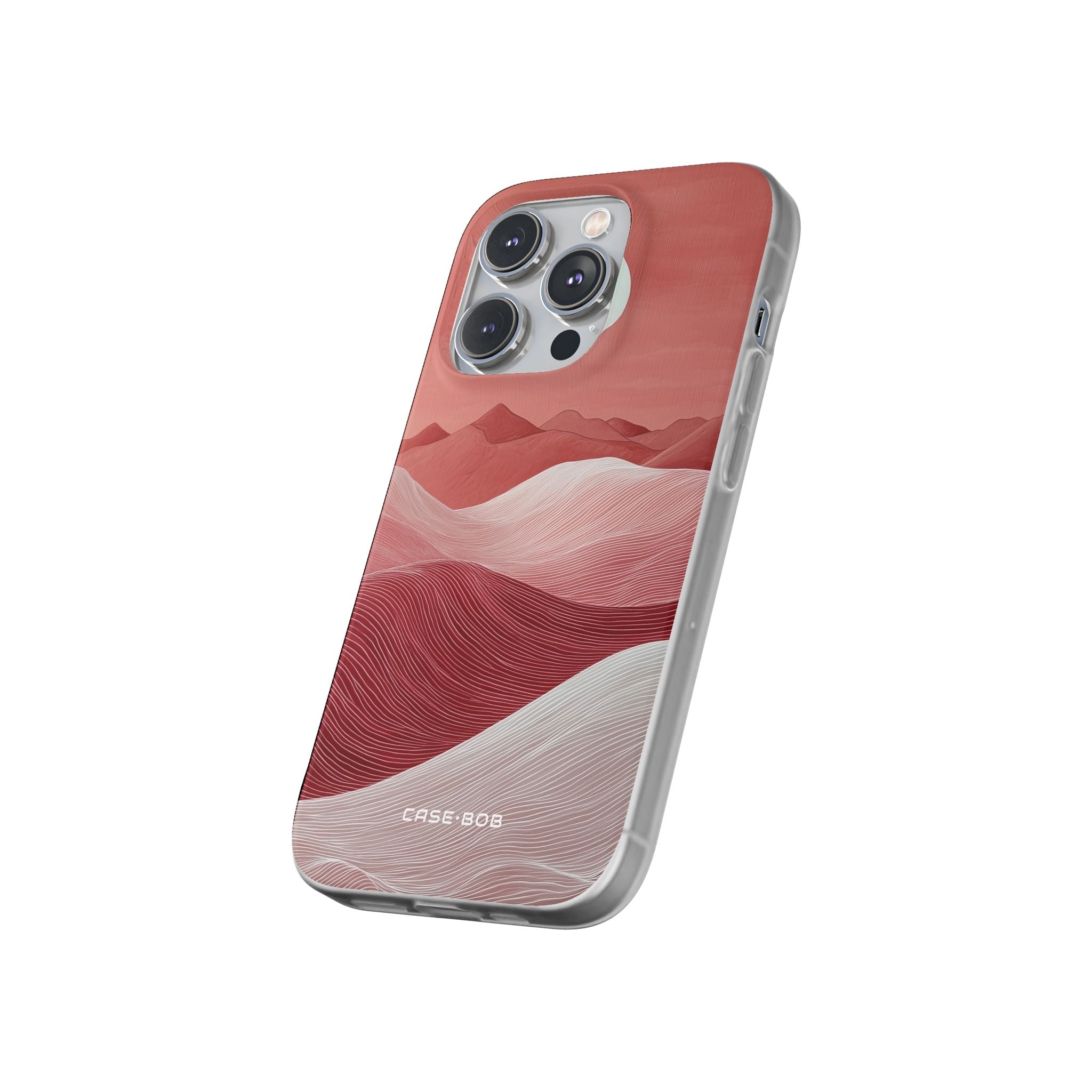 White Orb Dunes iPhone 14 Pro Case - Soft