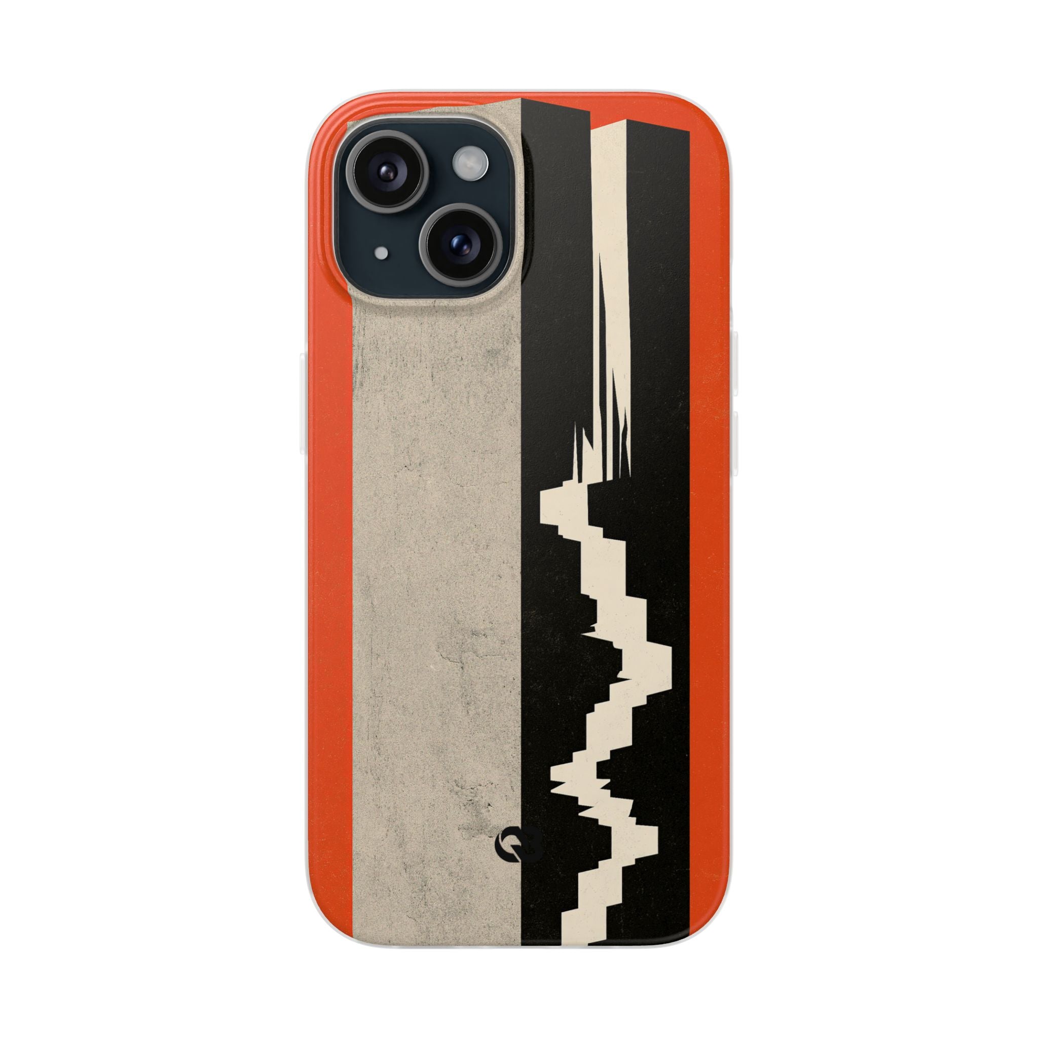 Orange Lite Phone Case for iPhone - Orange Monolith Rift