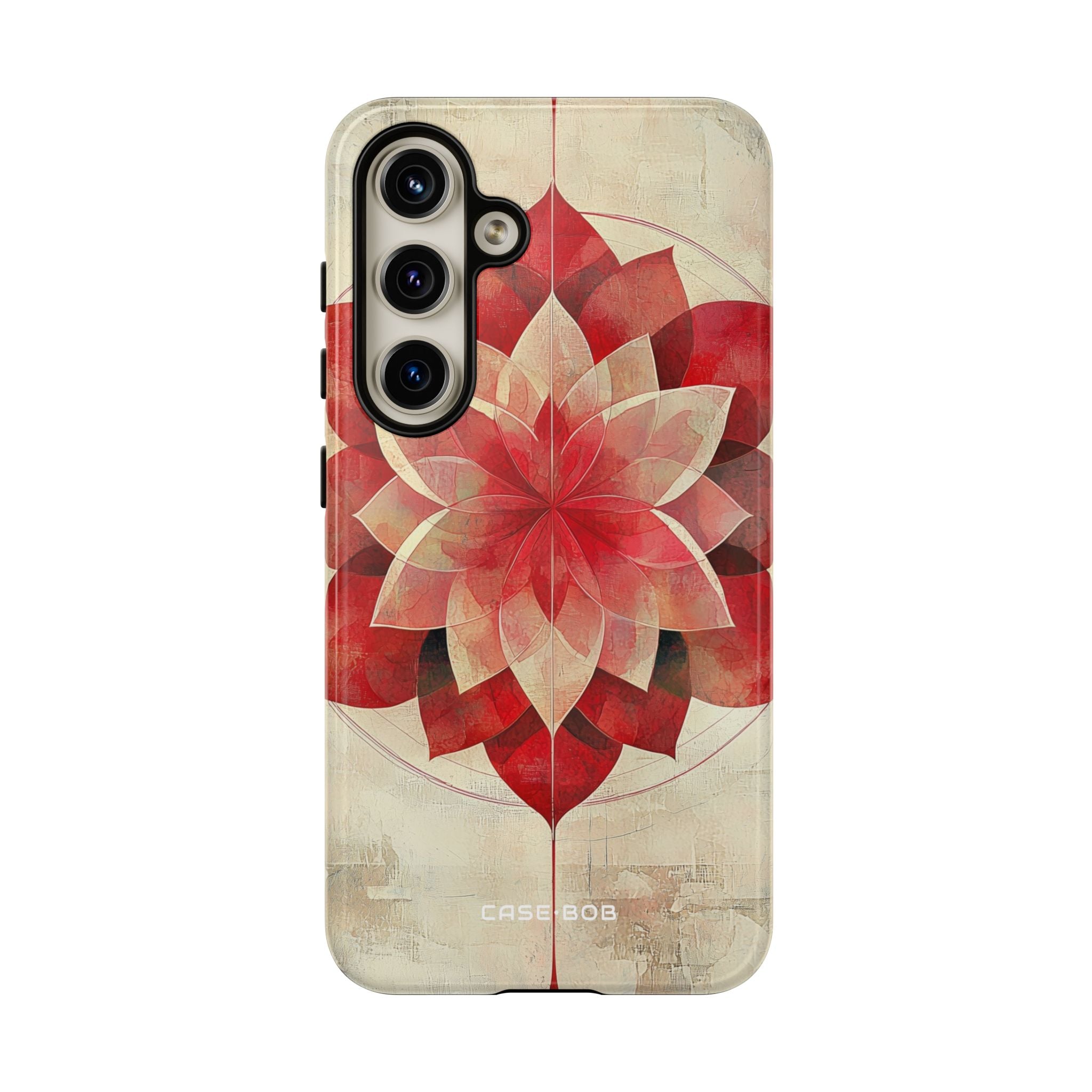 Crimson Bloom Samsung S24 Case - Tough