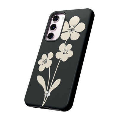 Nordic Blossom · Tough Phone Case for Samsung · Black
