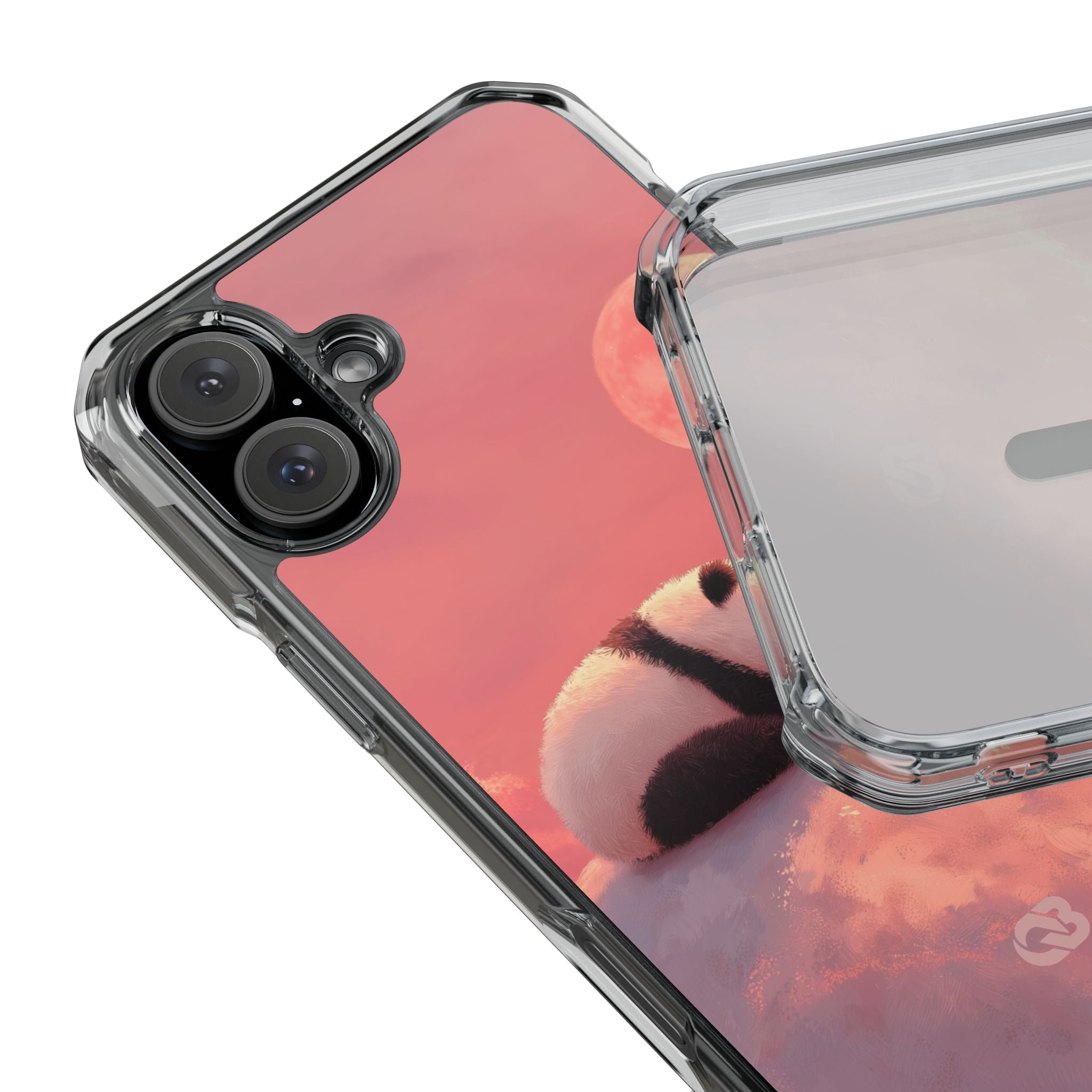 Rose Moon Panda · Impact Coque de téléphone pour iPhone · Magsafe