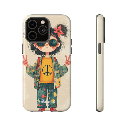Peace Pigtails iPhone 14 Pro Max Skal - Tough